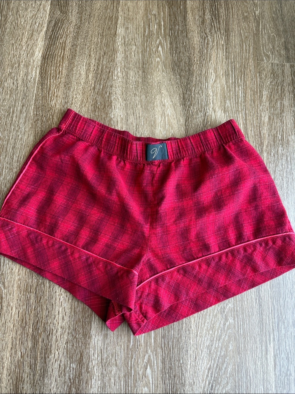 Victoria’s Secret Red Plaid Pajama Shorts